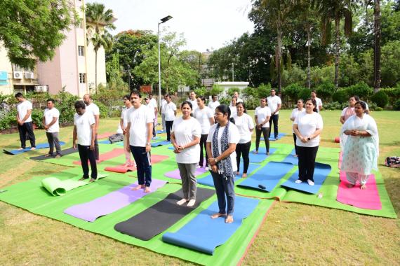 Celebration of International Yoga Day at PESO Headquarters, Nagpur on 21 Jun 2025